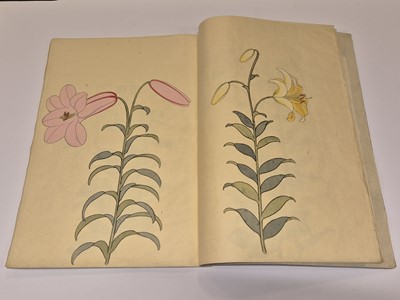 Lot 56 - Japanese Lilies. Manuscript, [?Tokyo], late 19th c.