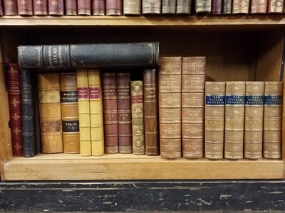 Lot 309 - Bindings. A large collection of mostly 19th-century leather bindings