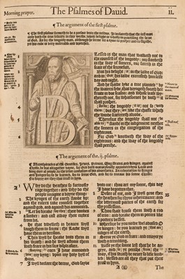 Lot 190 - Bible [English]. [The Holie Bible conteynyng the Olde Testament and the Newe, 1568]