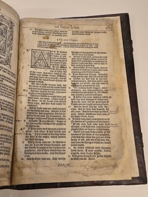 Lot 190 - Bible [English]. [The Holie Bible conteynyng the Olde Testament and the Newe, 1568]