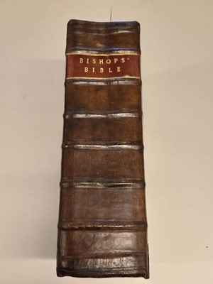 Lot 190 - Bible [English]. [The Holie Bible conteynyng the Olde Testament and the Newe, 1568]