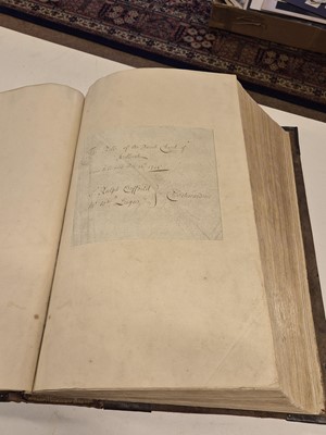 Lot 244 - Bible [English]. The Holy Bible, containing the Old Testament and the New, 1717