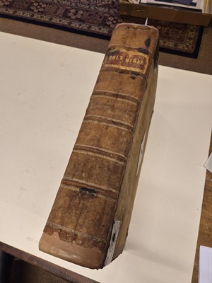 Lot 244 - Bible [English]. The Holy Bible, containing the Old Testament and the New, 1717