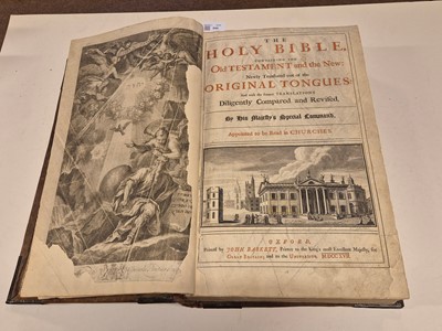 Lot 244 - Bible [English]. The Holy Bible, containing the Old Testament and the New, 1717