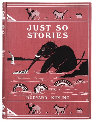 Lot 436 - Kipling (Rudyard). Just So Stories, 1st edition, 1st impression, 1st state, 1902