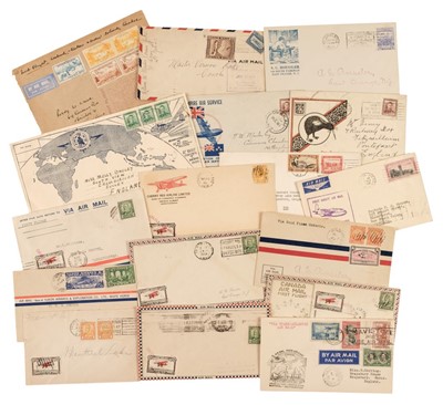 Lot 152 - Airmail. Covers of Canada, Newfoundland and New Zealand, 1931-2015