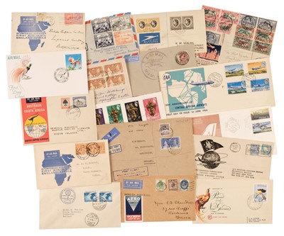 Lot 360 - Airmail Covers with First Flights, 1925-2005