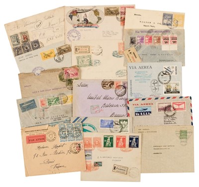Lot 319 - Airmail. Collection of Europe and South America airmails, 1931-71