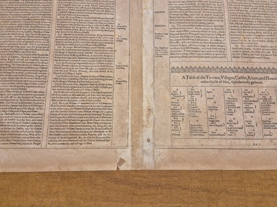 Lot 7 - Isle of Man. Speed (John), The Isle of Man, 1st edition, 1611