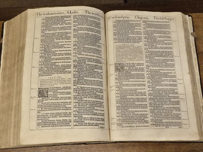 Lot 214 - Bible [English]. The Holy Bible, Conteyning the Old Testament, and the New, 1613