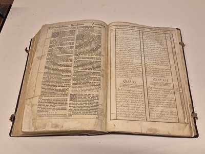 Lot 214 - Bible [English]. The Holy Bible, Conteyning the Old Testament, and the New, 1613
