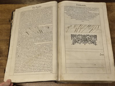 Lot 214 - Bible [English]. The Holy Bible, Conteyning the Old Testament, and the New, 1613
