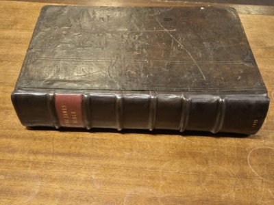 Lot 214 - Bible [English]. The Holy Bible, Conteyning the Old Testament, and the New, 1613
