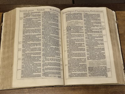 Lot 214 - Bible [English]. The Holy Bible, Conteyning the Old Testament, and the New, 1613
