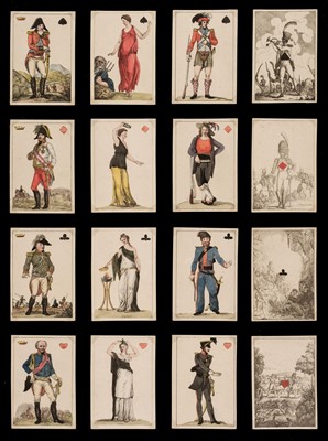 Lot 522 - Transformation playing cards. Karten-Almanach, Germany, Tübingen: C.F. Osiander, 1817