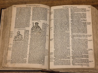 Lot 194 - Holinshed (Raphael). Chronicles of England, Scotlande, and Irlande, 3 vols, 1st ed. 1577