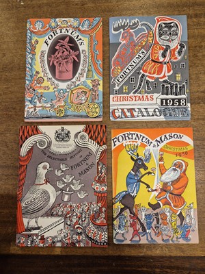 Lot 420 - Bawden (Edward, illustrator). A collection of 9 Fortnum & Mason catalogues, 1950s