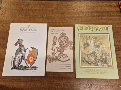 Lot 420 - Bawden (Edward, illustrator). A collection of 9 Fortnum & Mason catalogues, 1950s