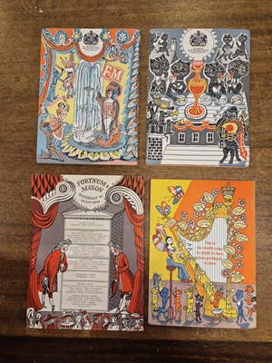 Lot 420 - Bawden (Edward, illustrator). A collection of 9 Fortnum & Mason catalogues, 1950s