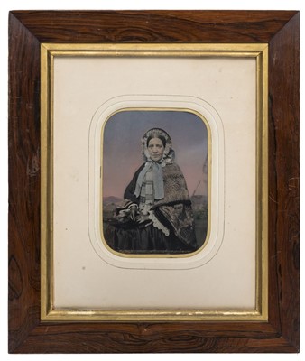 Lot 482 - Half-plate ambrotype of Elizabeth Brag