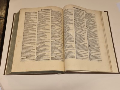 Lot 170 - Bible [Latin]. Biblia, 1516