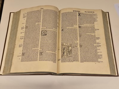 Lot 170 - Bible [Latin]. Biblia, 1516