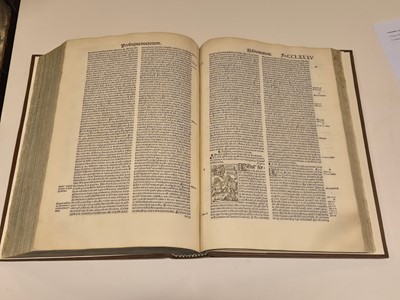 Lot 170 - Bible [Latin]. Biblia, 1516