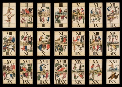 Lot 506 - German tarot. Mythological and Literary Tarock, Frankfurt: Johann Anton Steinberger, circa 1830