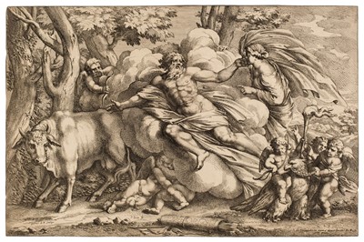 Lot 26 - Testa (Giovanni Cesari). The Prophecy of Basilides, after Pietro Testa, 1650, and others