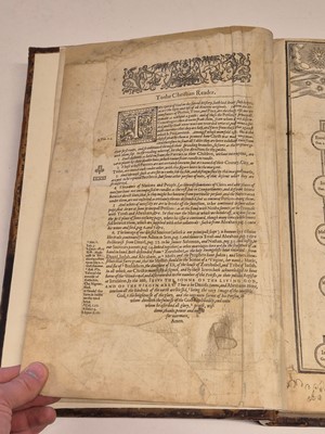 Lot 207 - Bible [English]. [The Holy Bible, containing the Old Testament and the New, 1602]