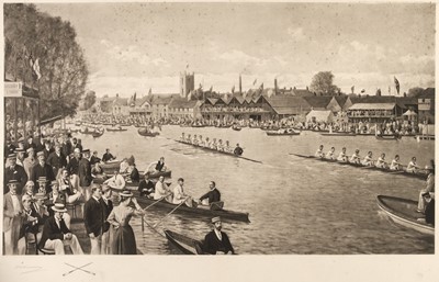 Lot 117 - Henley Regatta. Dickinson & Foster (publishers), The Start & The Finish, April 14th 1894