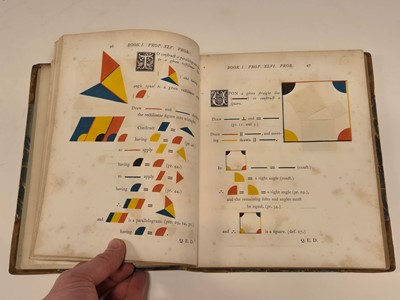 Lot 258 - Byrne (Oliver). The First Six Books of the Elements of Euclid..., 1st edition, London, 1847