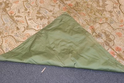 Lot 545 - Fabric. An 18th century brocade panel, & 2 others similar