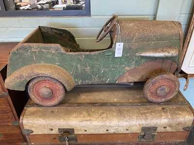 Lot 734 - Pedal Car. A vintage child's pedal car circa 1930s