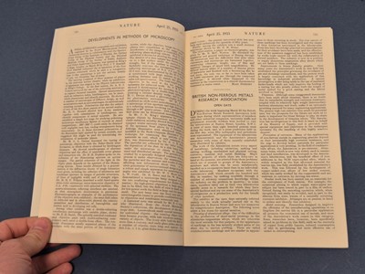 Lot 363 - Watson, Crick & the Discovery of DNA, Nature, 25 April 1953
