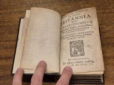 Lot 28 - Camden (William). Guilielmi Camdeni Viri Clarissimi Britannia..., 1617