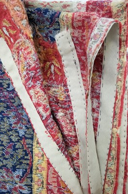 Lot 474 - Shawl. A striped long shawl, Indian or European, early-mid 19th century