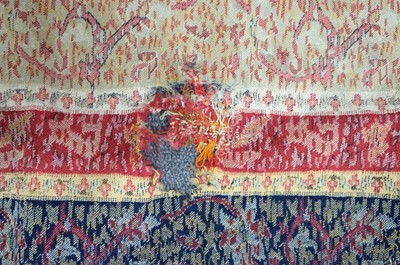 Lot 474 - Shawl. A striped long shawl, Indian or European, early-mid 19th century