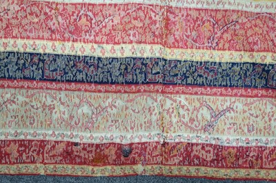 Lot 474 - Shawl. A striped long shawl, Indian or European, early-mid 19th century