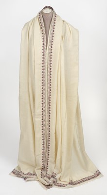 Lot 586 - Shawl. A long shawl (Dochalla), North India, circa 1815
