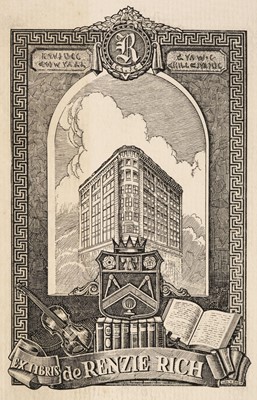 Lot 365 - American Bookplates. Approximately 750 bookplates by various artists, mostly circa 1880-1940