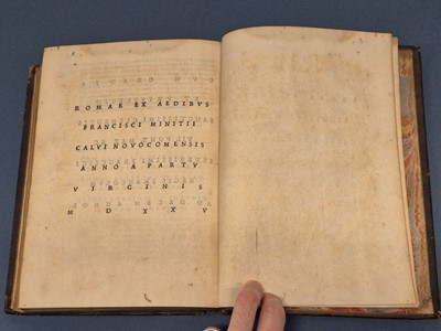 Lot 277 - Hippocrates. Octoginta volumina, 1st edition, Rome: Franciscus Minutius Calvus, 1525...