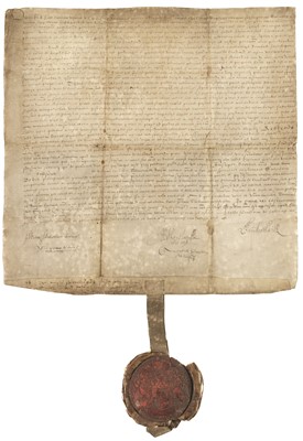 Lot 289 - Scottish Deeds. A group of 3 vellum deeds, 4 April (x2) & 9 September 1618 + 3 others
