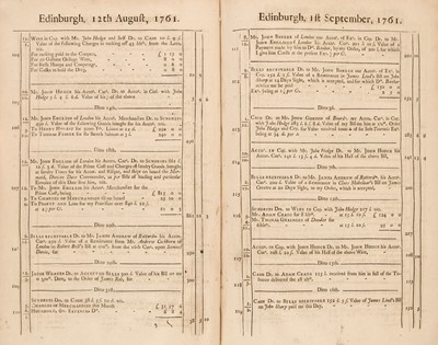 Lot 316 - Stevenson, William. [Book-Keeping by Double Entry..., Edinburgh, 1762]