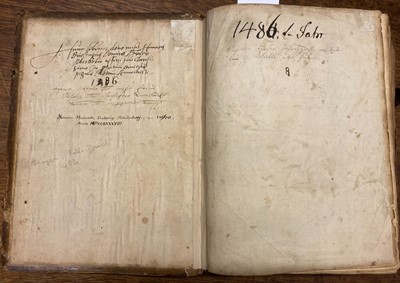 Lot 160 - Bible [Latin]. Incipit epistola beati Hieronymi ad Paulinum presbyterii de omnibus..., 1486