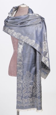 Lot 584 - Shawl. A changeable silk stole, early-mid 19th century, and 4 others