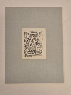Lot 389 - Kokoschka (Oskar, 1886-1980). Ex Libris Lilly und Arthur Fürst, circa 1909