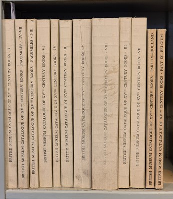 Lot 320 - British Museum. Catalogue of Books Printed in the XVth Century, 9 parts in 10, 1963