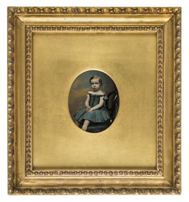Lot 489 - Sixth-plate ambrotype of a young child