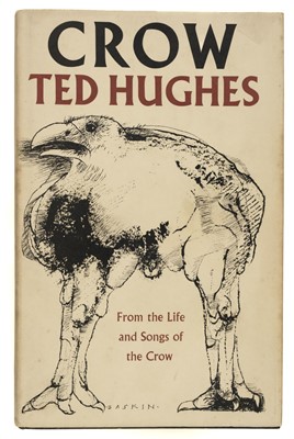 Lot 255 - Hughes (Ted). Crow, From the Life and Songs of the Crow, 1st edition, London: Faber and Faber, 1970